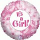 Hellium baby girl balloon