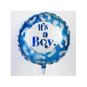 Baby boy hellium balloon